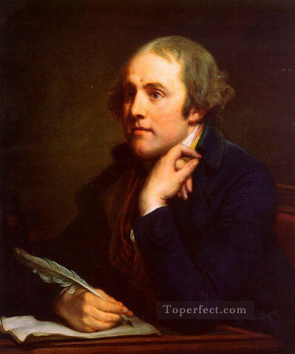 Louis Francois Robin portrait Jean Baptiste Greuze Oil Paintings
